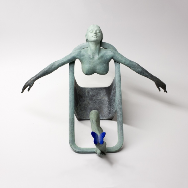 Waiting| Pere Sala| escultura contemporánea en bronze