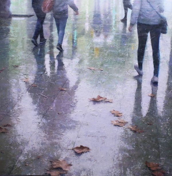 Between rain and leaves