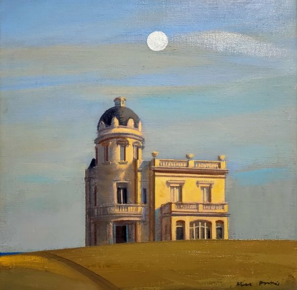 Casa amb cúpula i lluna