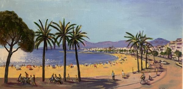 Cambrils| Josep Moscardó| pintura de paisaje mediterraneo