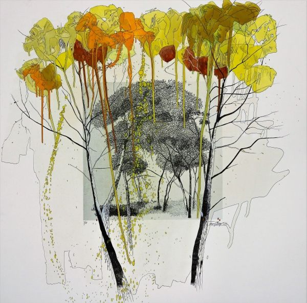 Naturaleza en suspensió|tatiana blanqué|artwork with theme of nature and forests woods