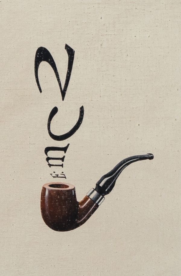 Jordi sabat |C'est la pipe d'Albert| Contemporary illustration painting to buy visual poetry