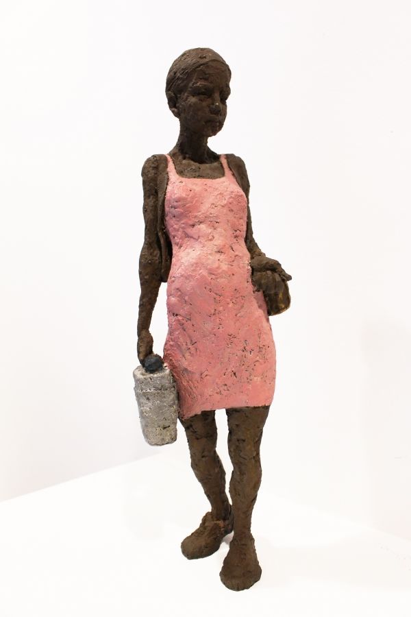 Aigua  IV |Teresa Riba| escultura en bronce contemporánea catalana