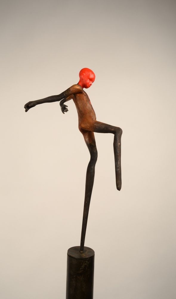 Atlante|Jesús Curiá| escultura figurativa contemporanea en bronze