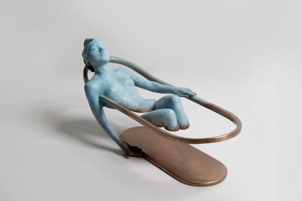 Sunken II| Pere Sala| contemporary sculpture in bronze
